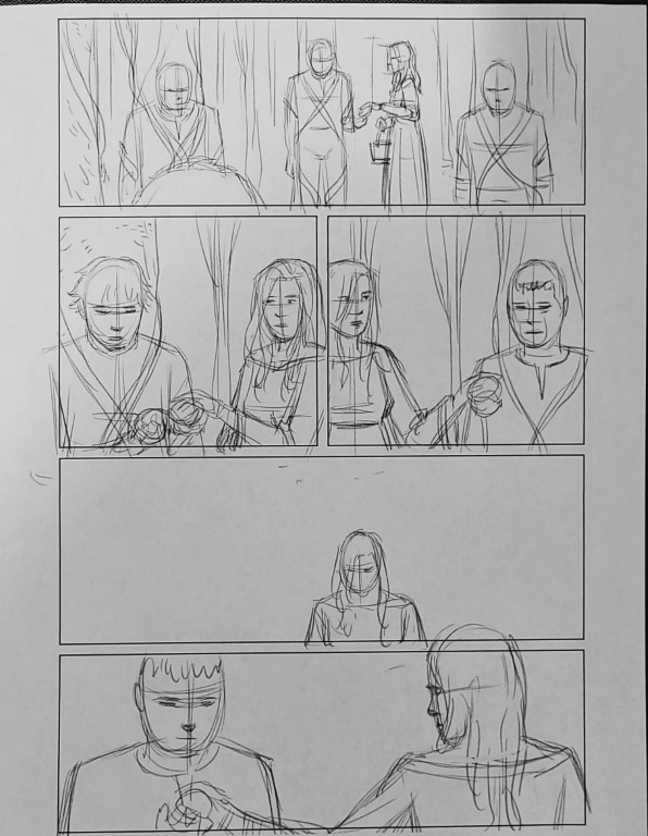 The Knight and the Lady of Play pg. 13 - prelim by Jonathan Luna